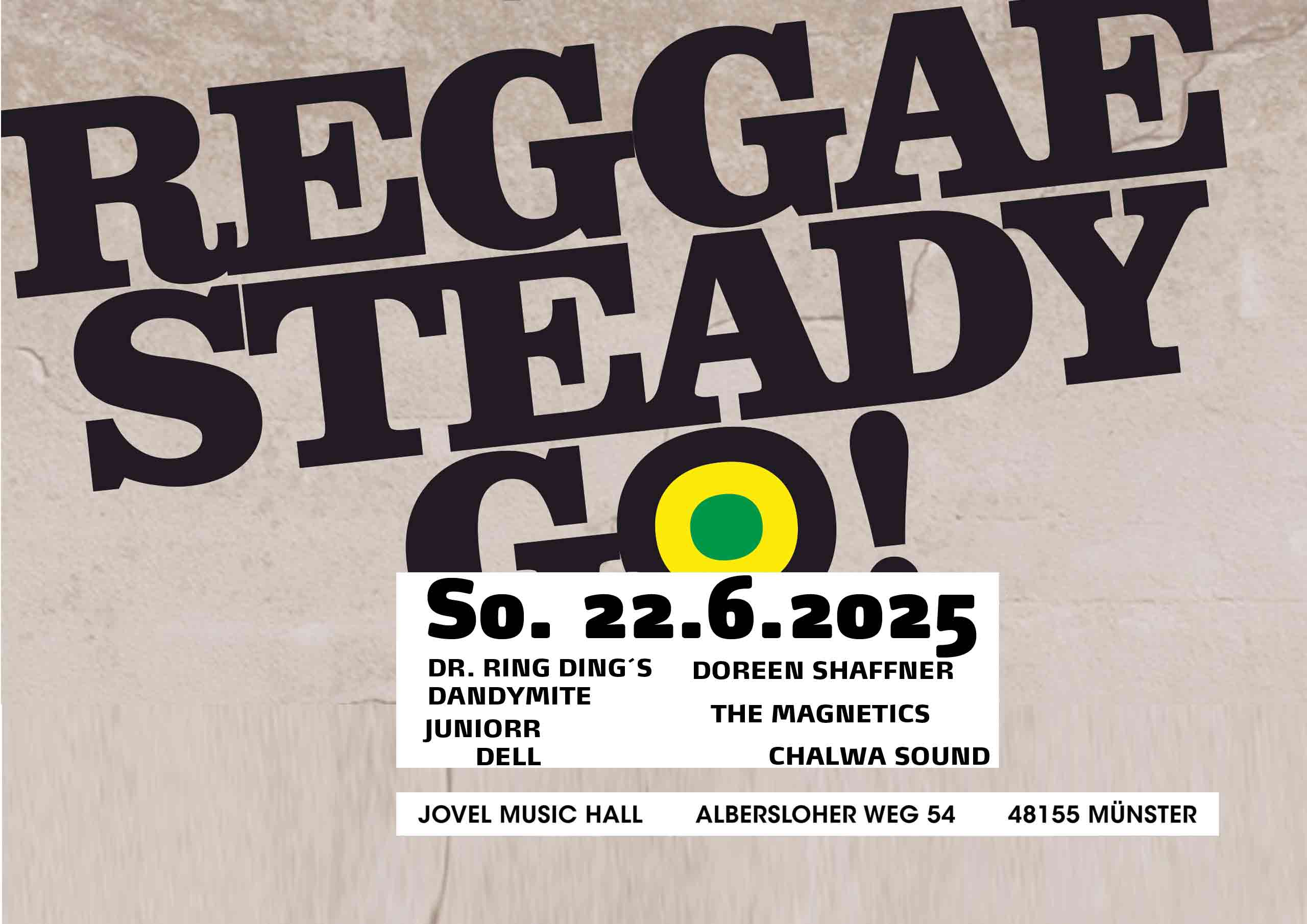 REGGAE STEADY – GO ! 2025